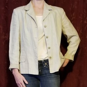 INC lightweight linen blazer